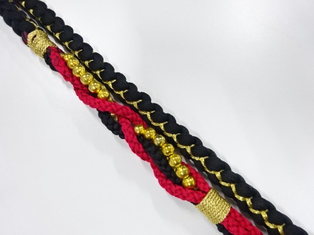 JAPANESE KIMONO / HAND-TIED OBIJIME CORD FOR FURIOSDE